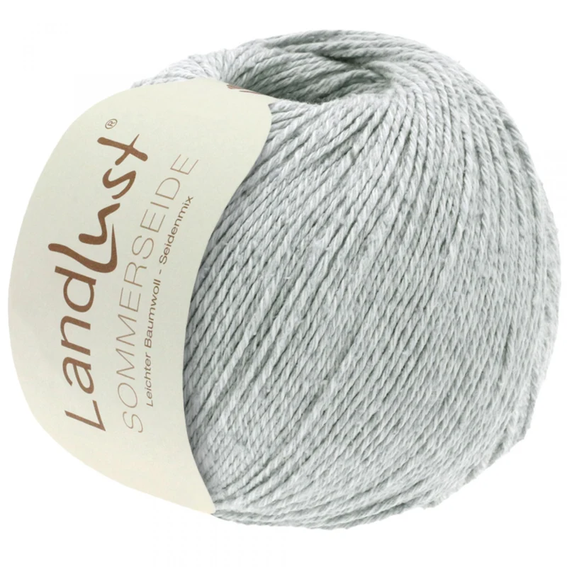 Lana Grossa Landlust Sommerseide 26 Grigio ghiaccio