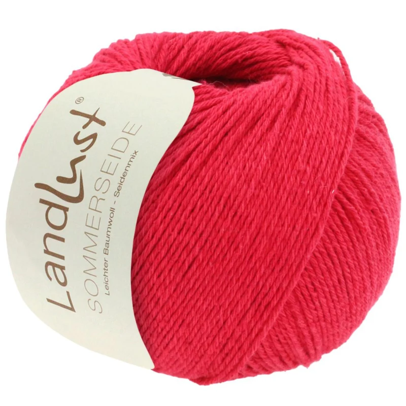 Lana Grossa Landlust Sommerseide 46 Rosso fuoco