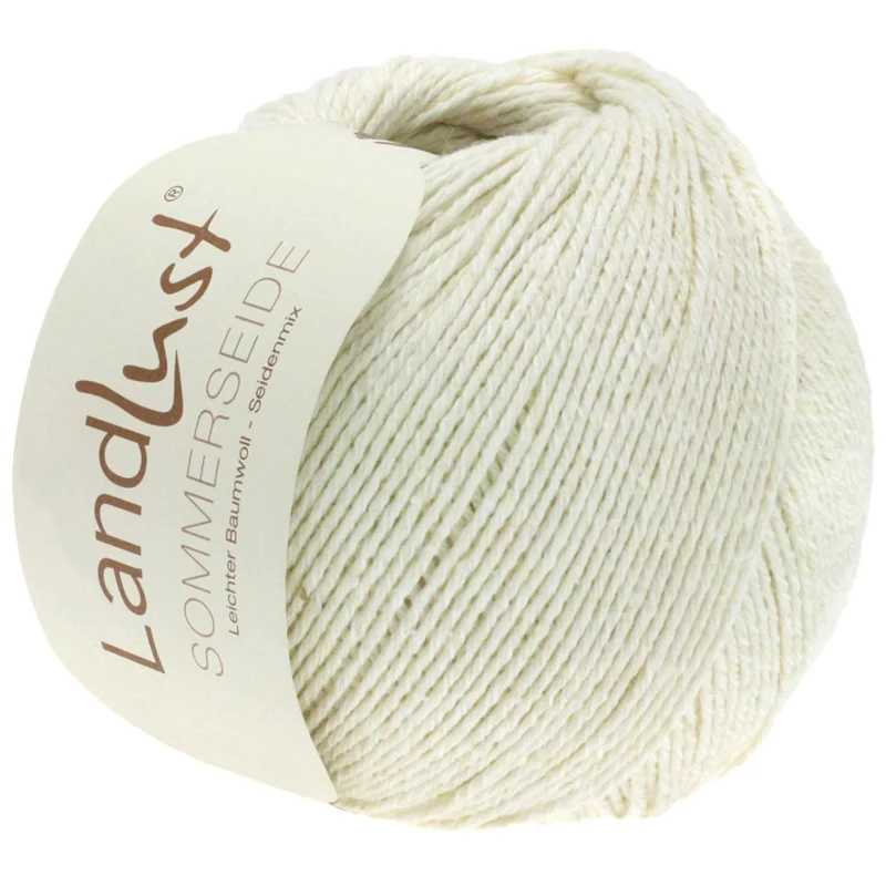 Lana Grossa Landlust Sommerseide 01 Bianco