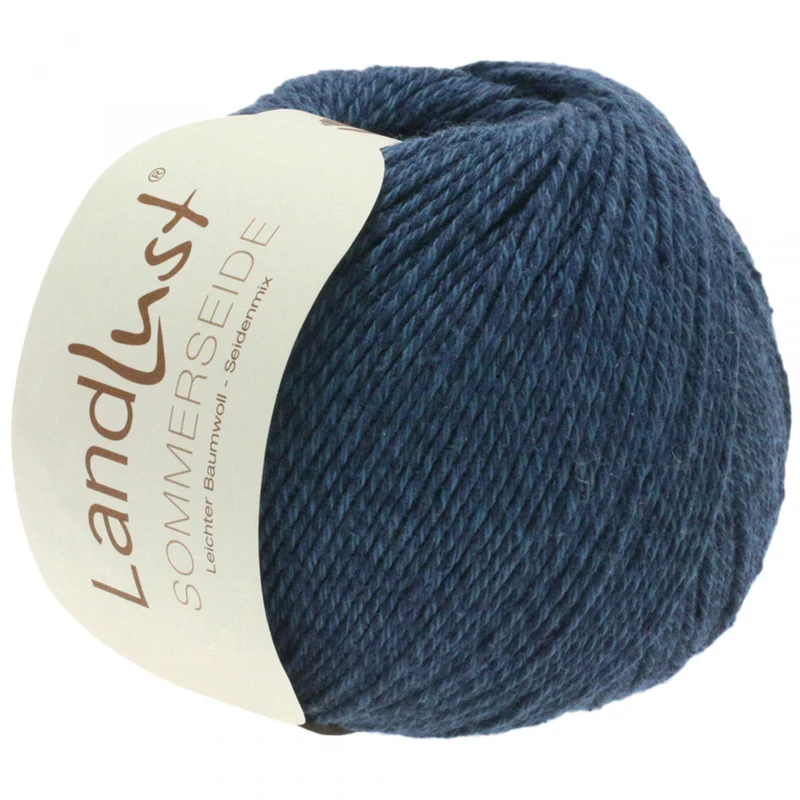 Lana Grossa Landlust Sommerseide 09 Nero blu