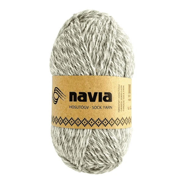 Navia Sock Yarn 513 Grigio chiaro screziato