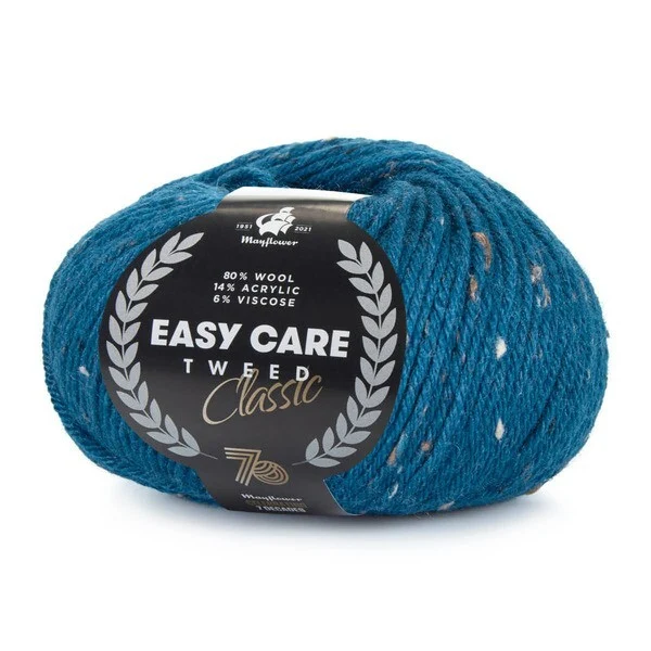 Mayflower Easy Care Classic Tweed 593 Blu petrolio