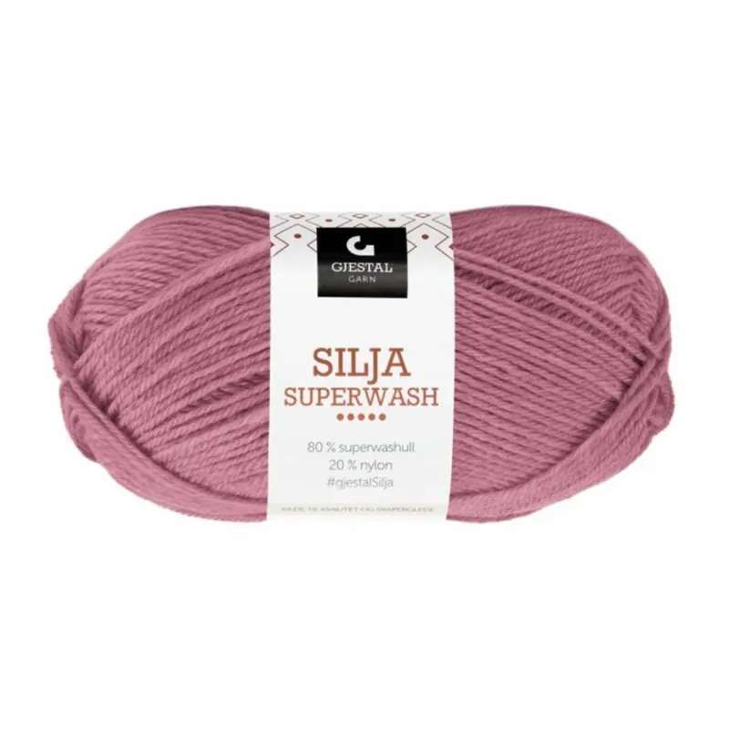 Gjestal Silja Superwash 366 Rosa scuro