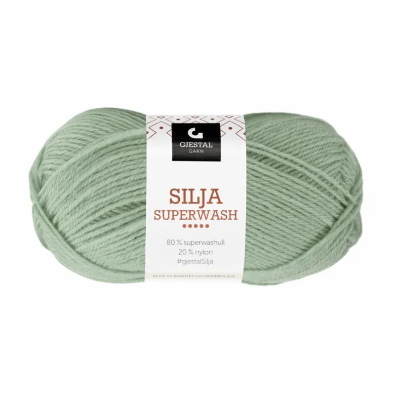 Gjestal Silja Superwash 394 Foglia di tè