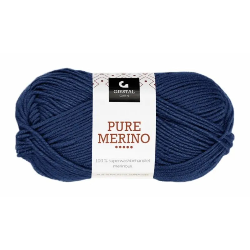Gjestal Pure Merino 118 Blu navy