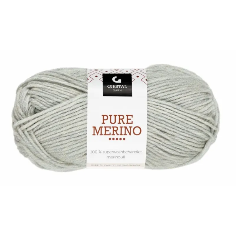 Gjestal Pure Merino 104 Grigio chiaro melange