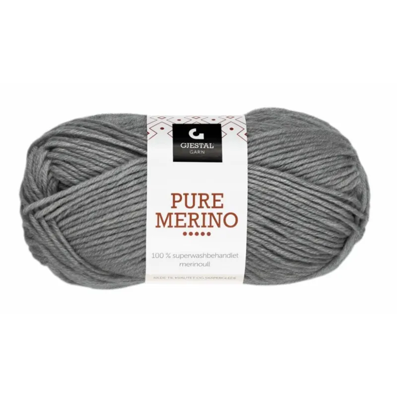 Gjestal Pure Merino 103 Grigio melange