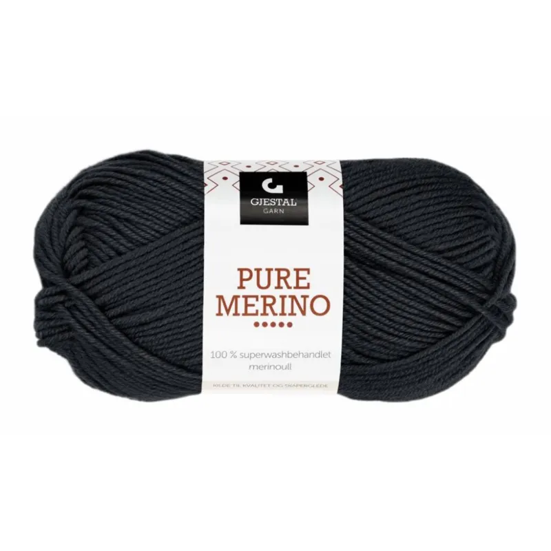 Gjestal Pure Merino 101 Nero
