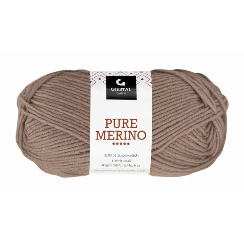Gjestal Pure Merino 125 Marrone chiaro melange