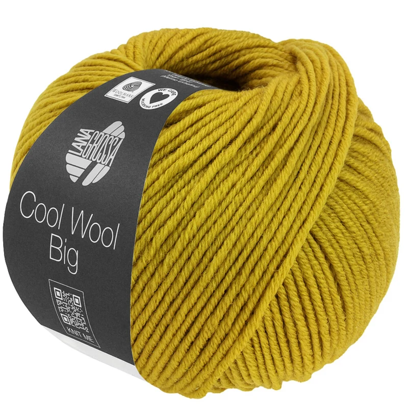 Lana Grossa Cool Wool Big 1039 Giallo senape