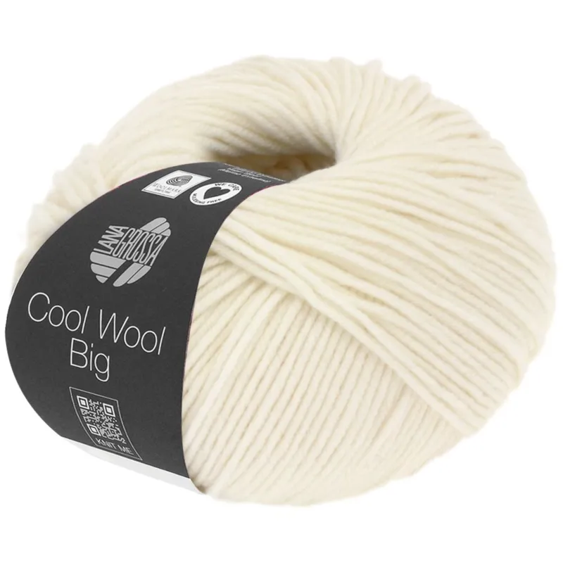 Lana Grossa Cool Wool Big 601 Bianco grezzo
