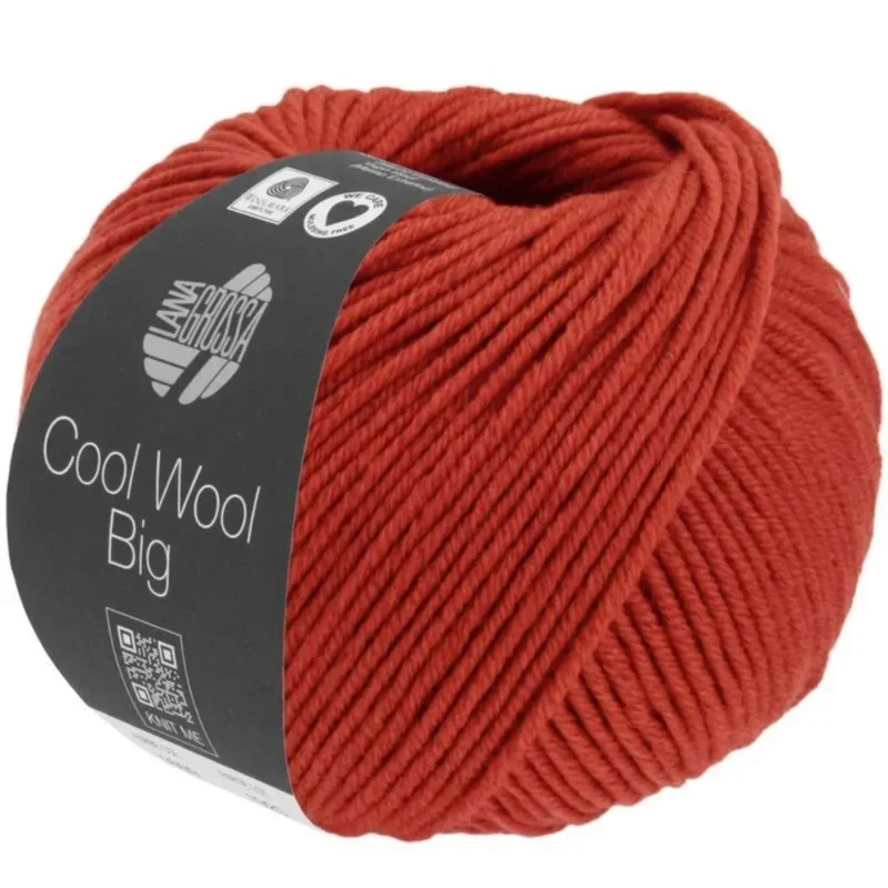 Lana Grossa Cool Wool Big 1628 Rosso melange