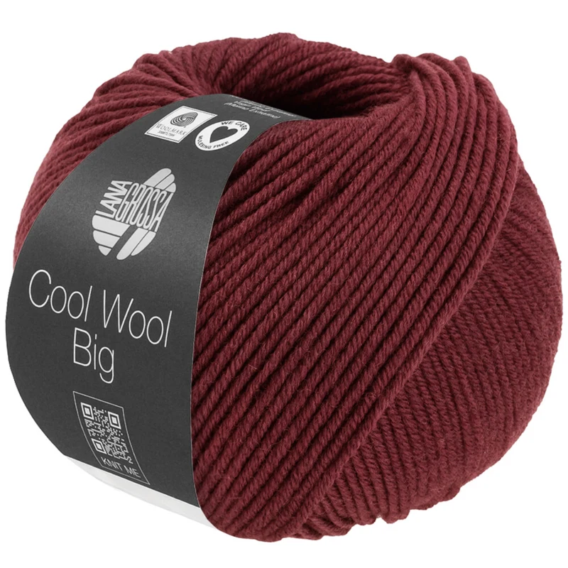 Lana Grossa Cool Wool Big 1700 Rosso vino melange