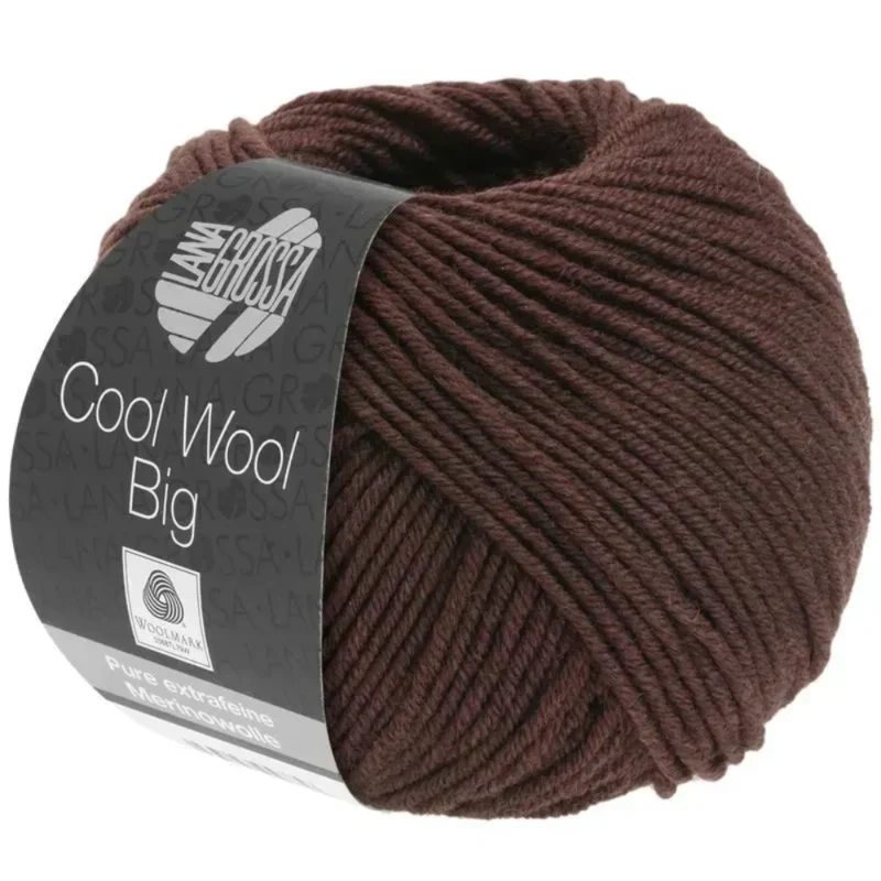 Lana Grossa Cool Wool Big 987 Marrone cioccolato
