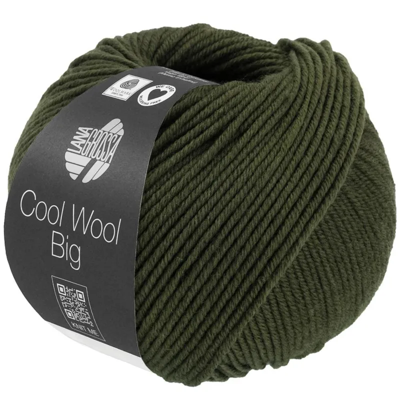 Lana Grossa Cool Wool Big 1695 Verde loden melange