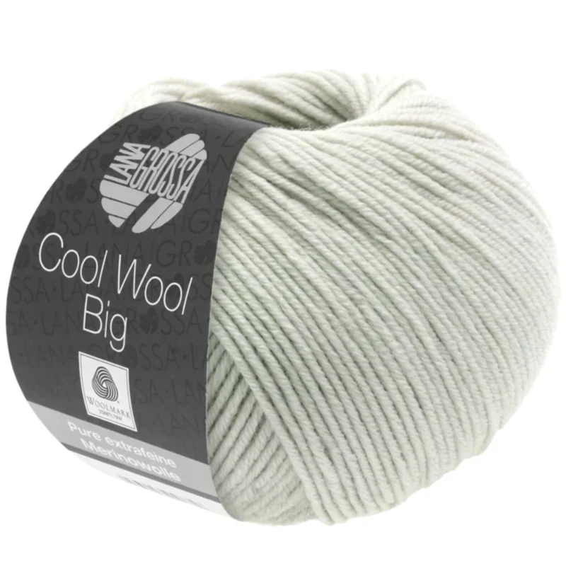 Lana Grossa Cool Wool Big 1002 Grigio bianco