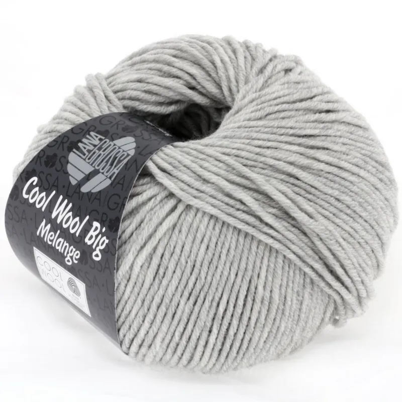 Lana Grossa Cool Wool Big 616 Grigio chiaro melange