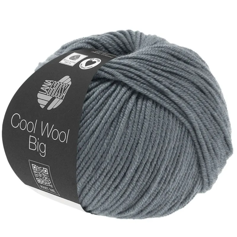 Lana Grossa Cool Wool Big 981 Grigio acciaio