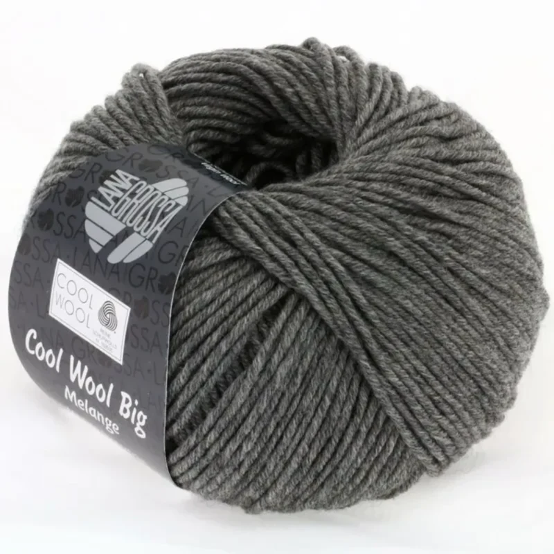 Lana Grossa Cool Wool Big 617 Grigio scuro screziato