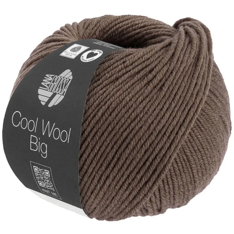 Lana Grossa Cool Wool Big 1635 Marrone caffè melange