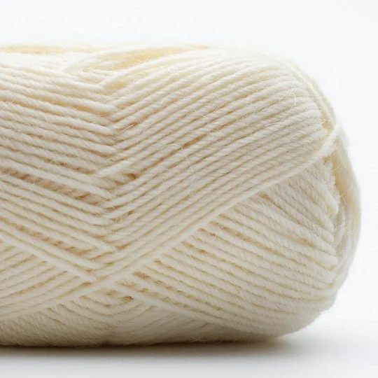 Kremke Soul Wool Edelweiss Alpaka 001 Bianco naturale