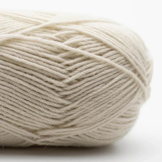 Kremke Soul Wool Edelweiss Alpaka 002 Bianco sbiancato