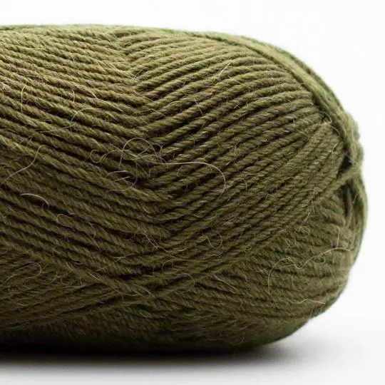 Kremke Soul Wool Edelweiss Alpaka 049 Oliva scuro