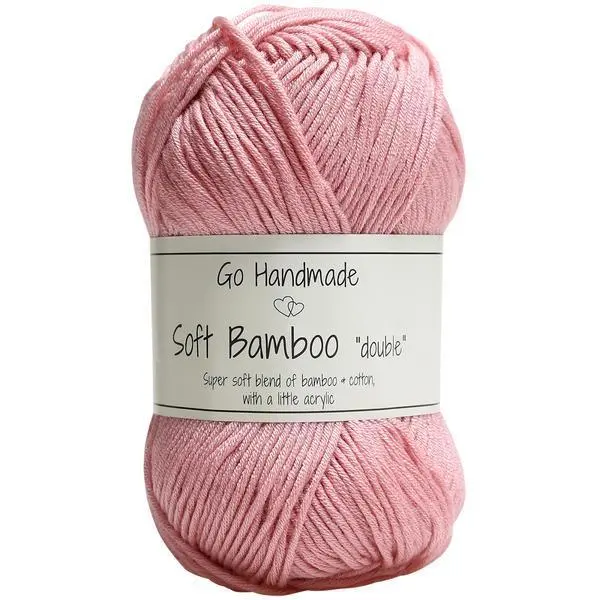 Go Handmade Soft Bamboo Double 17758 Rosa chiaro