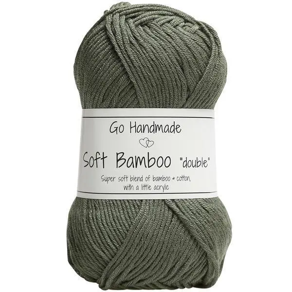 Go Handmade Soft Bamboo Double 17768 Verde da caccia