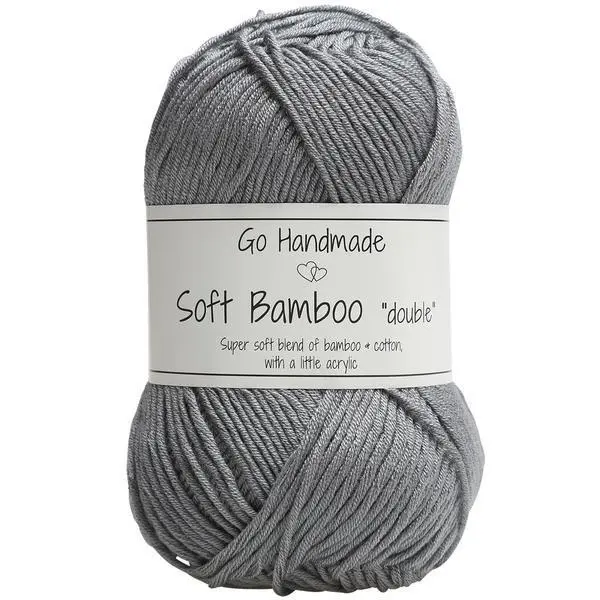 Go Handmade Soft Bamboo Double 17770 Grigio