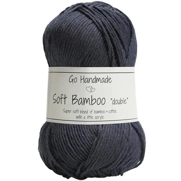 Go Handmade Soft Bamboo Double 17771 Grigio scuro