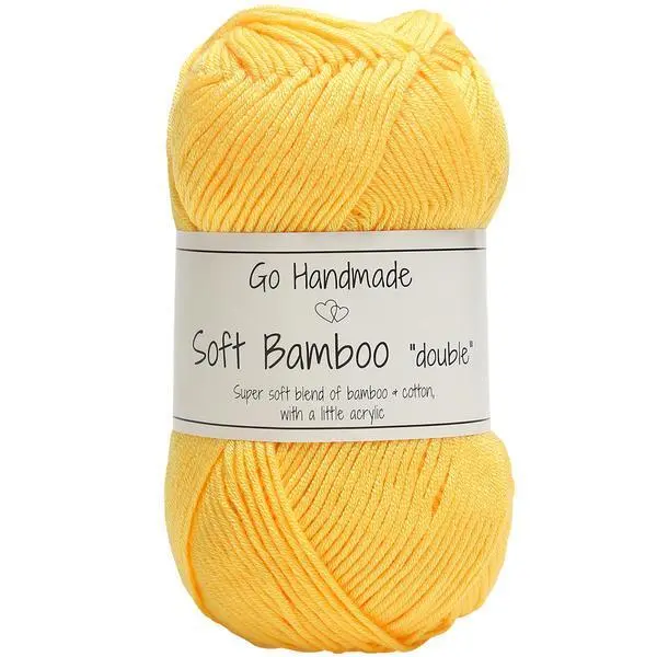 Go Handmade Soft Bamboo Double 17773 Giallo