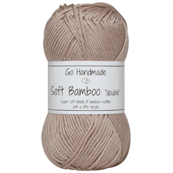 Go Handmade Soft Bamboo Double 17779 Marrone pastello