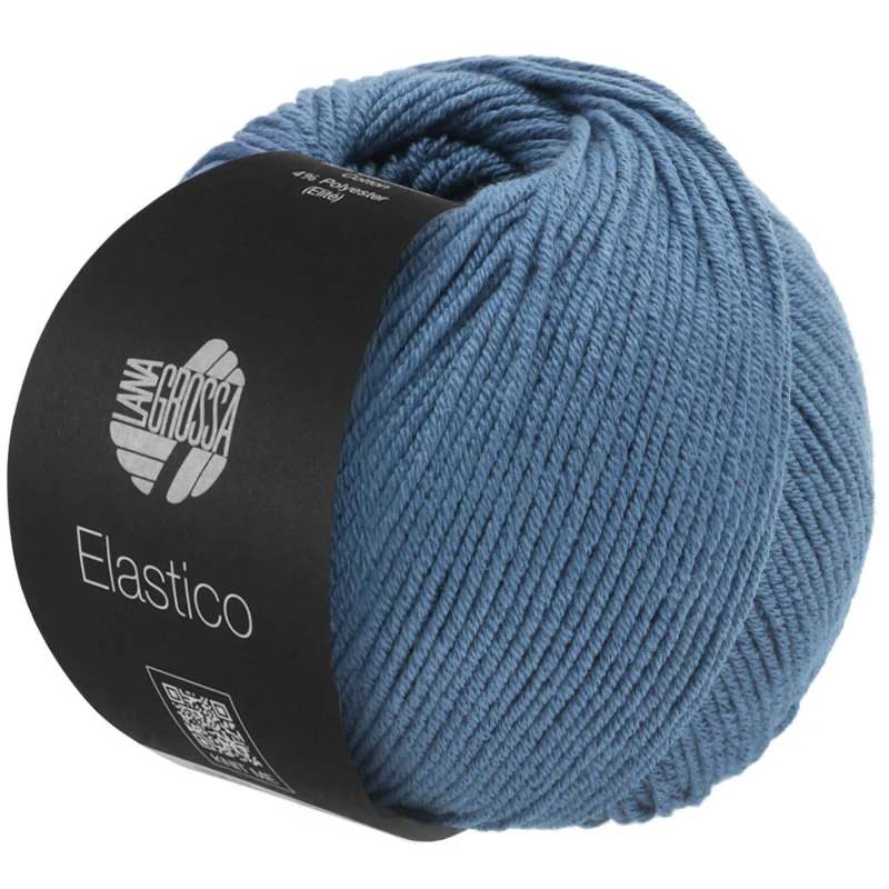 Lana Grossa Elastico 142 Blu fumo