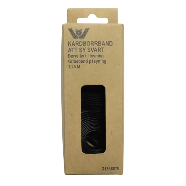 Velcro per cucire 1,25 m Nero