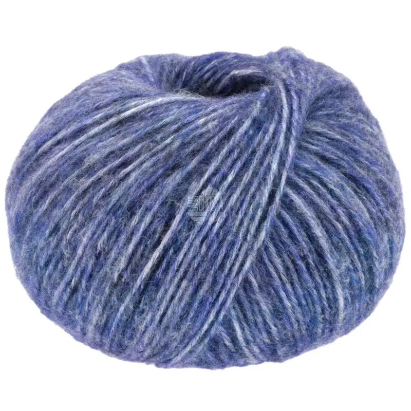 Lana Grossa Natural Alpaca Pelo 34 Blu mélange