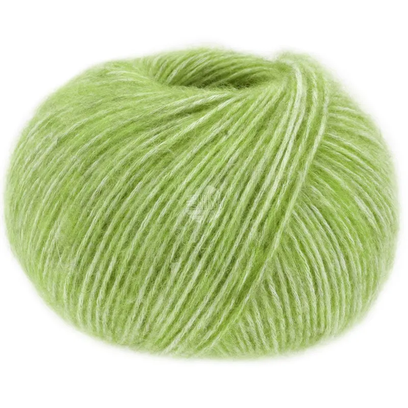 Lana Grossa Natural Alpaca Pelo 33 Verde maggio mélange