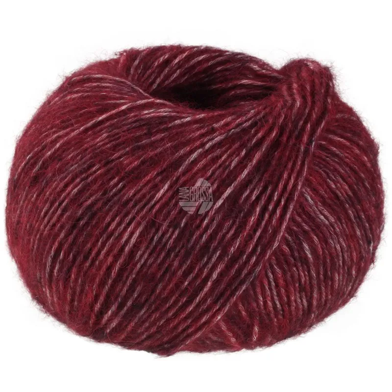 Lana Grossa Natural Alpaca Pelo 30 Bordeaux mélange
