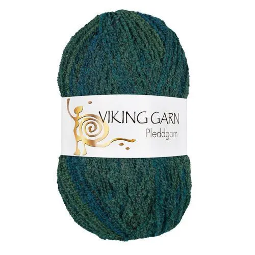 Viking Pleddgarn 730 Verde/blu