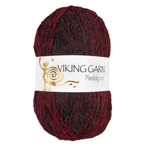 Viking Pleddgarn 750 Rosso/nero