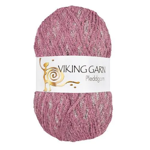 Viking Pleddgarn 765 Bianco/rosa