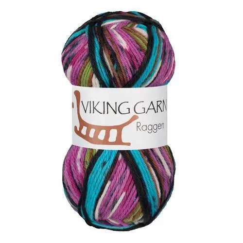 Viking Raggen 740 Multi turchese/rosa chiaro