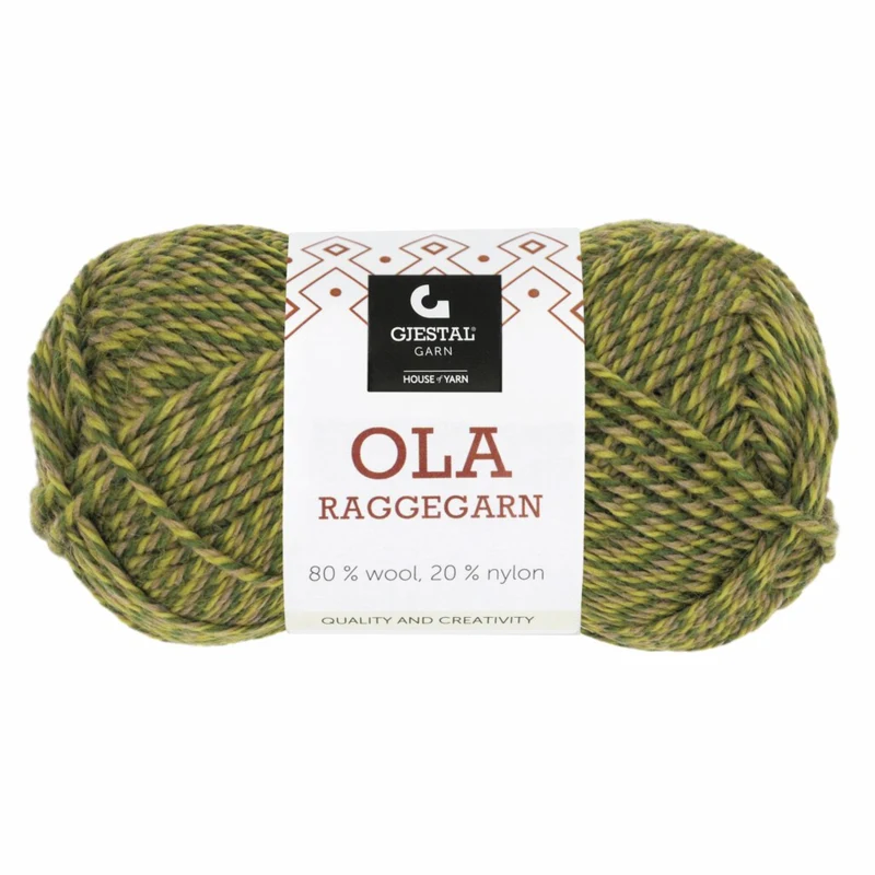 Gjestal Ola Raggegarn 719 Verde fresato