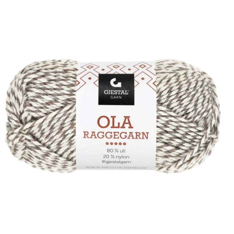 Gjestal Ola Raggegarn 705 Natura/marrone fresato