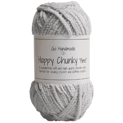 Go Handmade Happy Chunky Fine 17852 Grigio chiaro