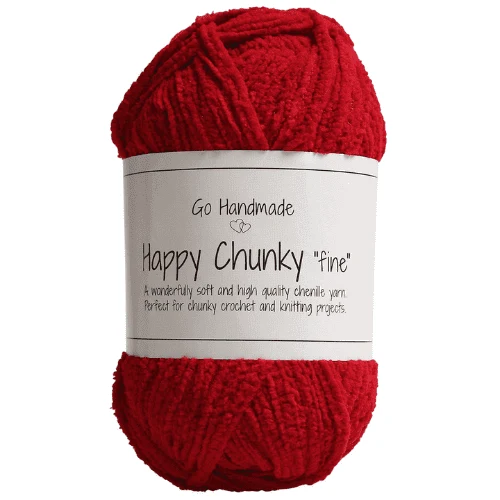 Go Handmade Happy Chunky Fine 17861 Rosso caldo