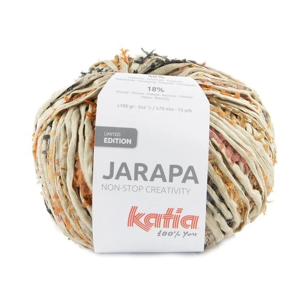 Katia Jarapa 501 Beige-arancio-rosso-nero