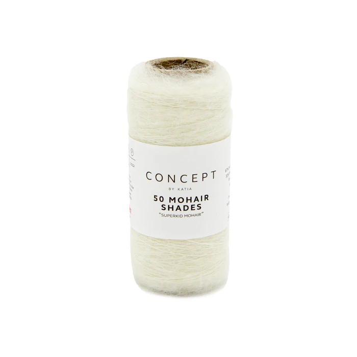 Katia 50 Mohair Shades 1 Écru
