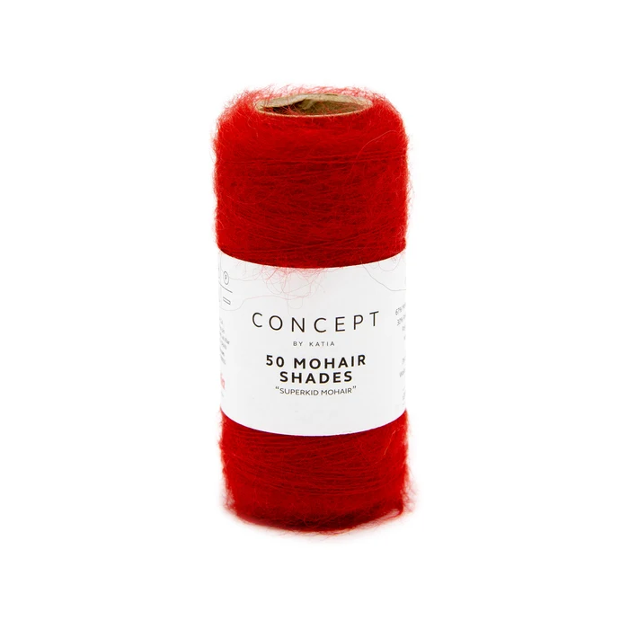 Katia 50 Mohair Shades 43 Rosso