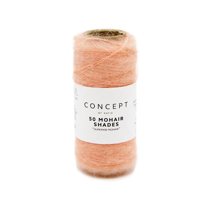 Katia 50 Mohair Shades 41 Salmone all'arancia